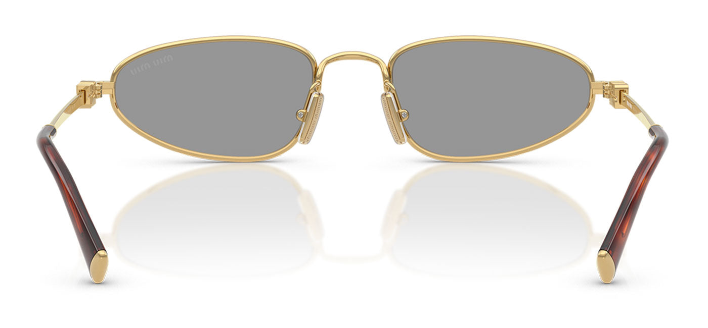 Miu Miu MU A52S Sunglasses - Gold / Grey