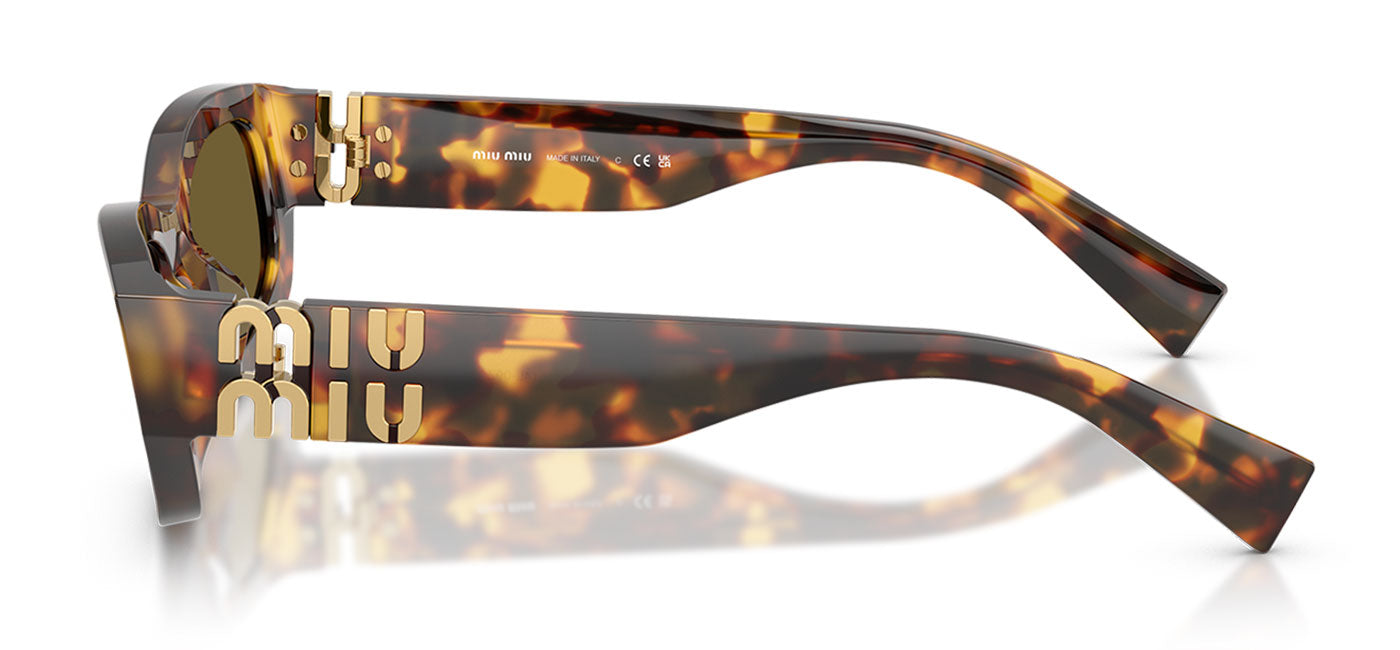 Miu Miu MU B04S Sunglasses - Havana Honey / Dark Brown
