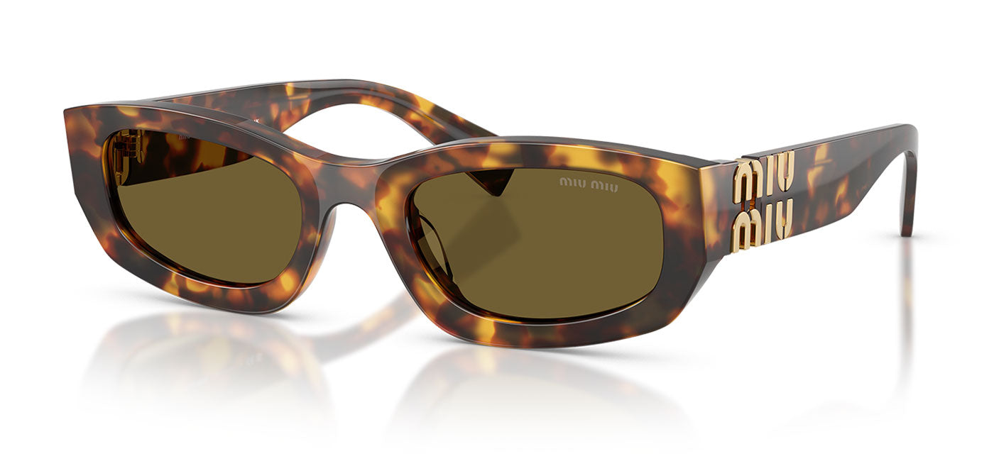 Miu Miu MU B04S Sunglasses - Havana Honey / Dark Brown