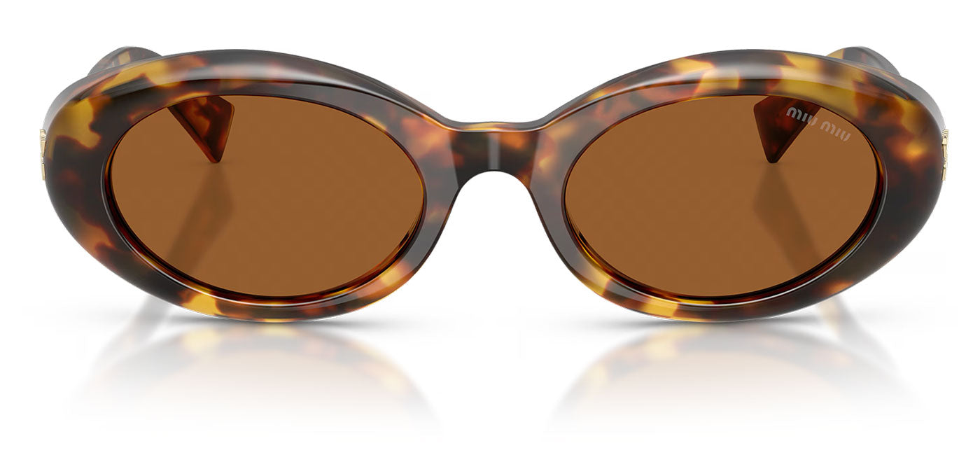 Miu Miu MU B09S Sunglasses - Honey Havana / Dark Bronze