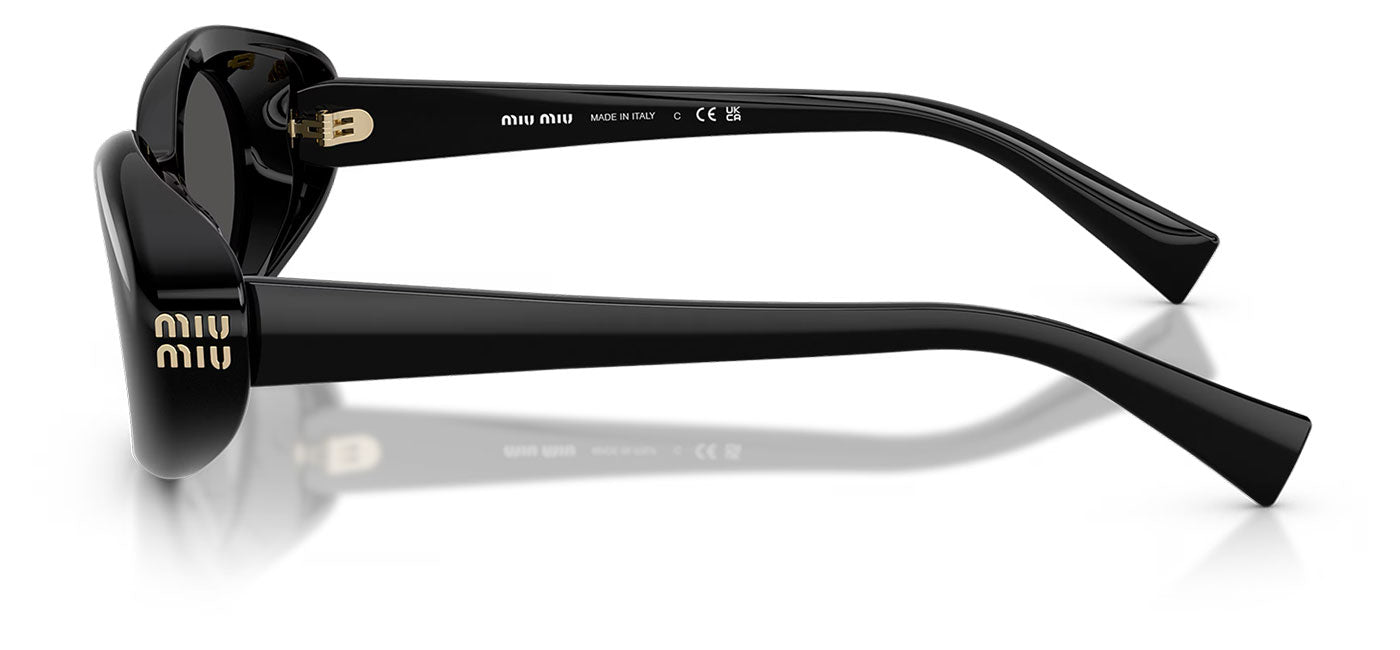 Miu Miu MU B09S Sunglasses - Black / Dark Grey
