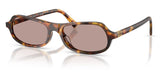 Miu Miu MU B10SU Sunglasses - Honey Havana / Light Purple Brown