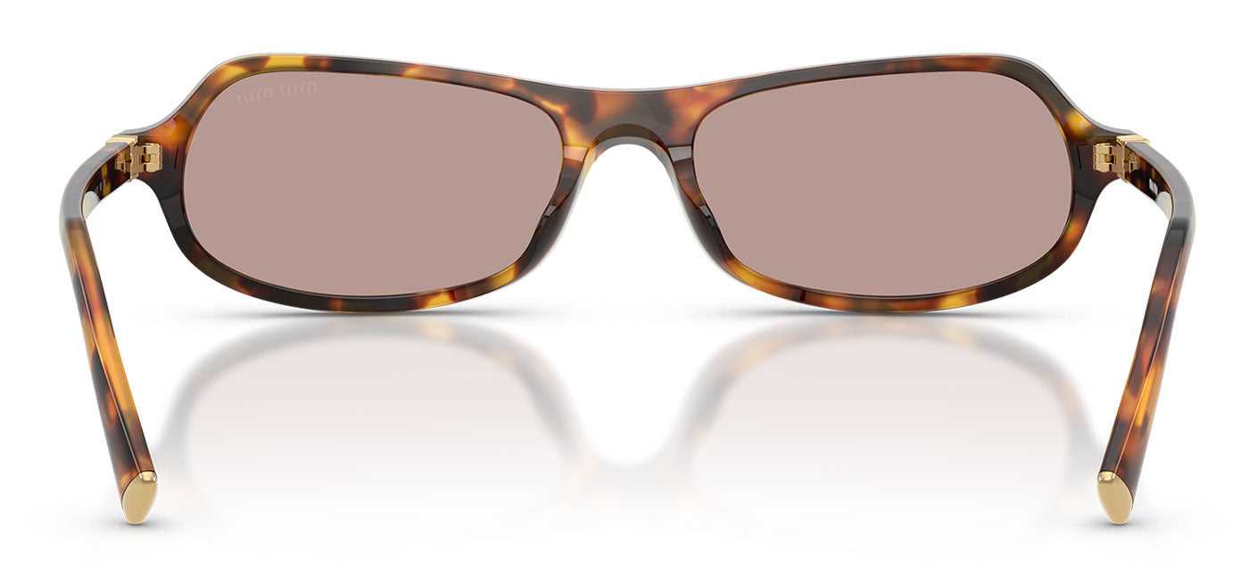 Miu Miu MU B10SU Sunglasses - Honey Havana / Light Purple Brown