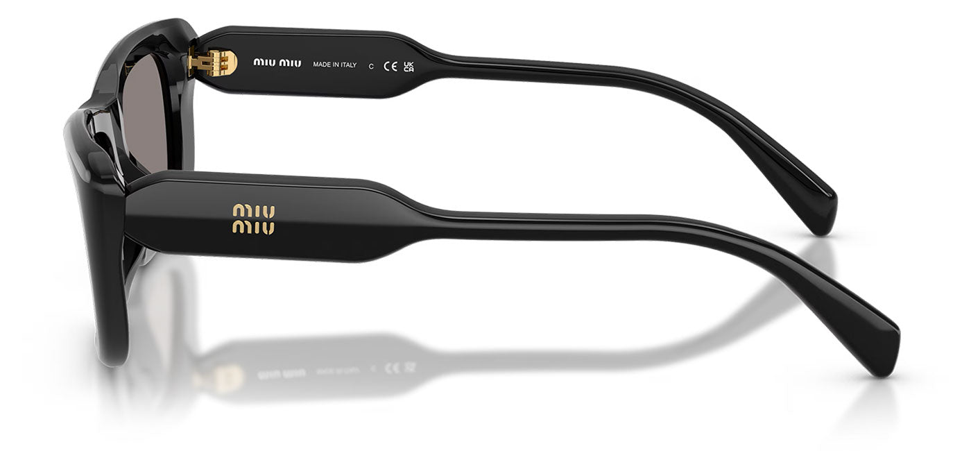 Miu Miu MU B12S Sunglasses - Black / Dark Grey