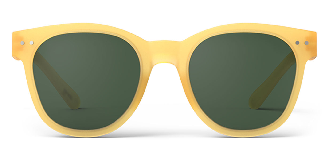 IZIPIZI #N Sunglasses - Yellow Honey / Green