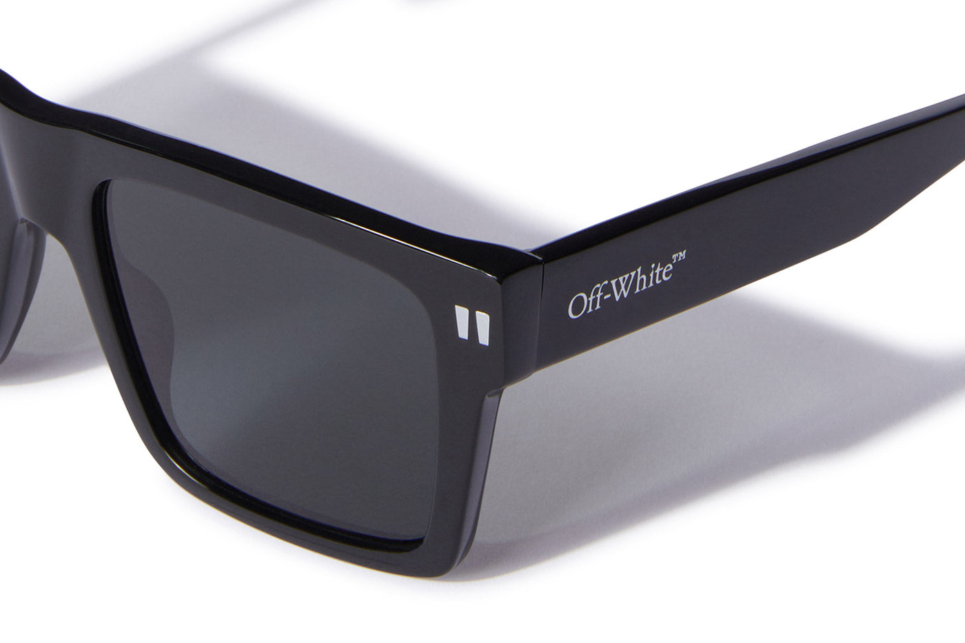 Off-White OERI109 Lawton Sunglasses - Black / Dark Grey