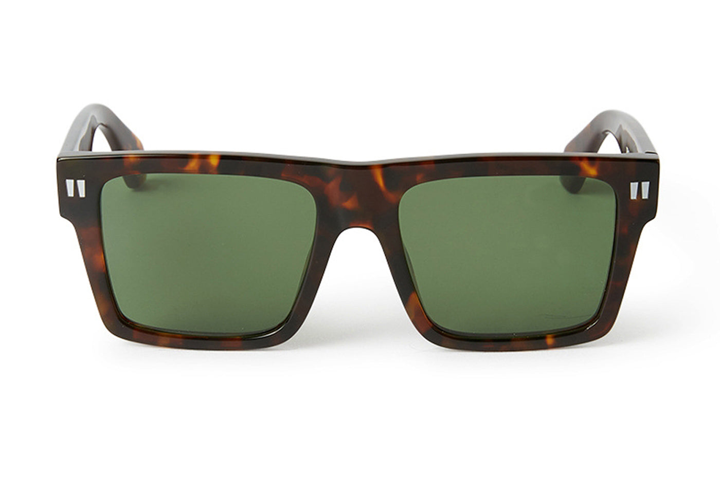 Off-White OERI109 Lawton Sunglasses - Havana / Green
