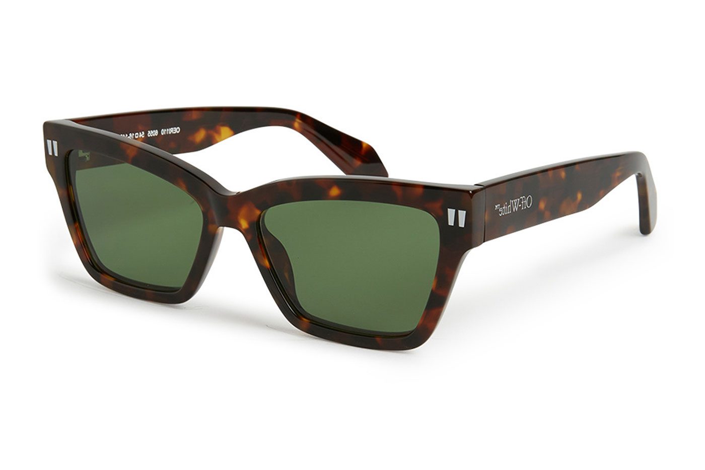Off-White OERI110 Cincinnati Sunglasses - Havana / Green