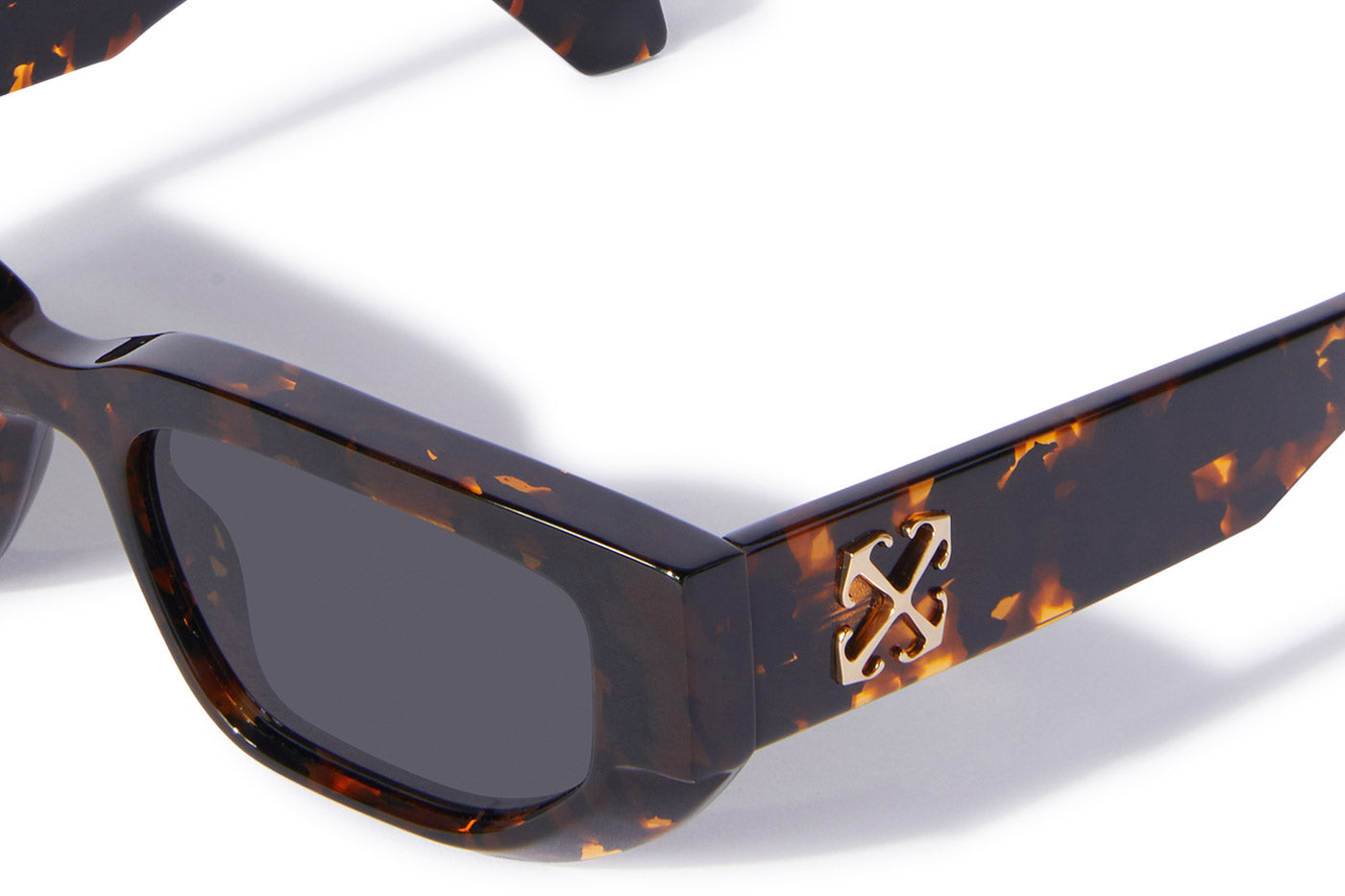 Off-White OERI115 Greeley Sunglasses - Havana / Dark Grey