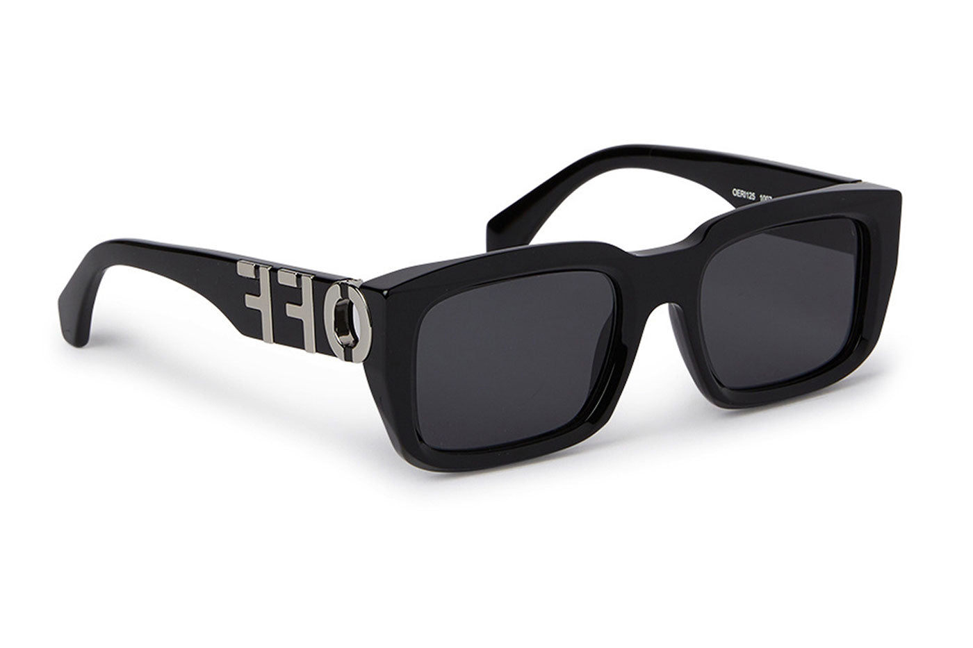 Off-White OERI125 Hays Sunglasses - Black / Dark Grey