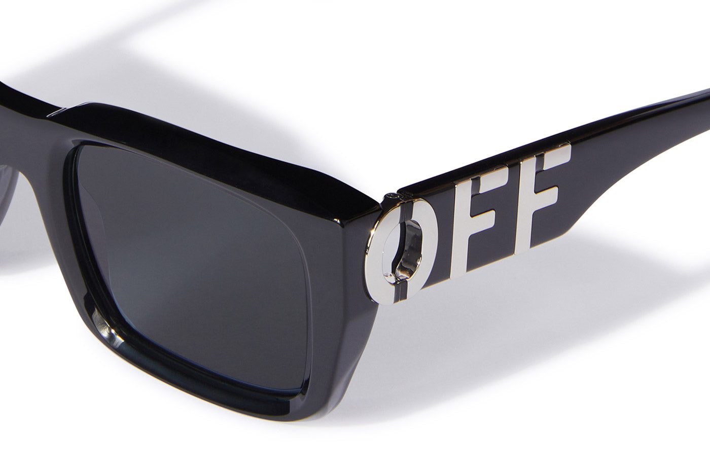 Off-White OERI125 Hays Sunglasses - Black / Dark Grey