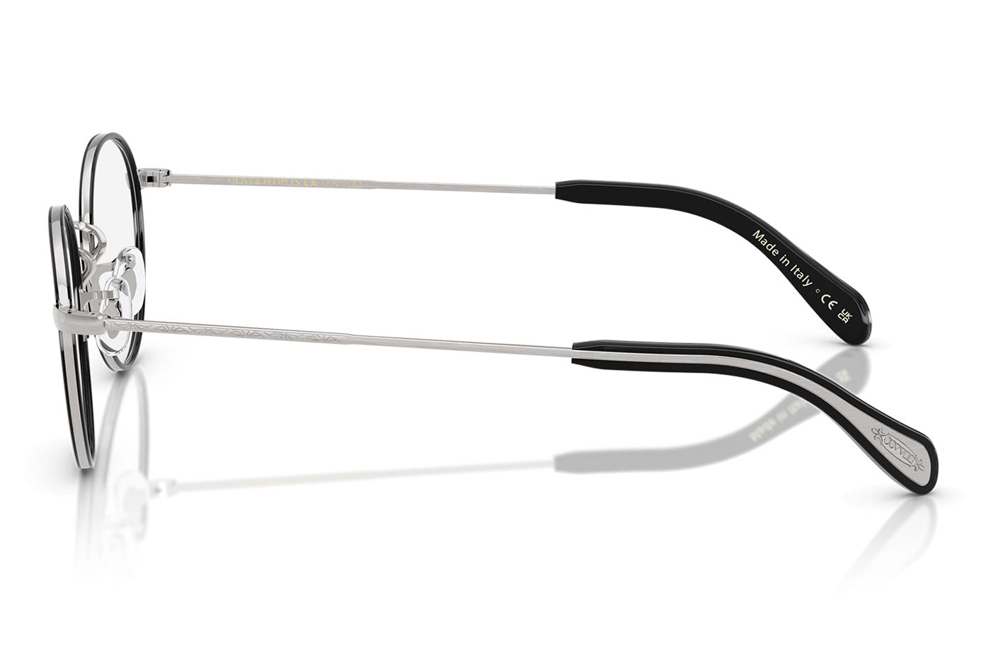 Oliver Peoples OV1352 Coleridge II Glasses - Brushed Silver / Black