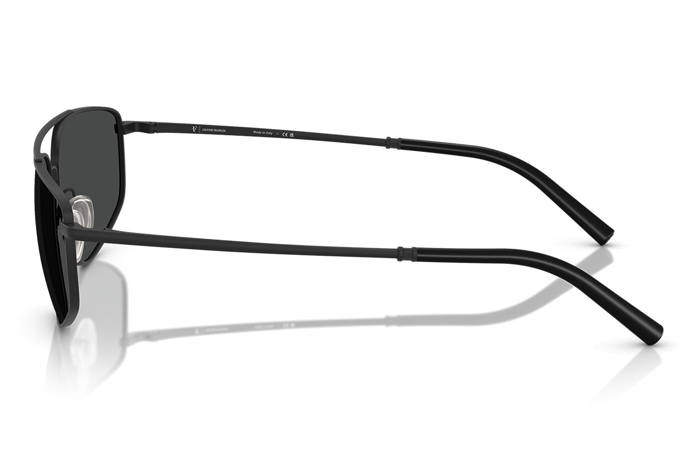 Oliver Peoples OV1361S R-14 Sunglasses - Matte Black / Dark Slate