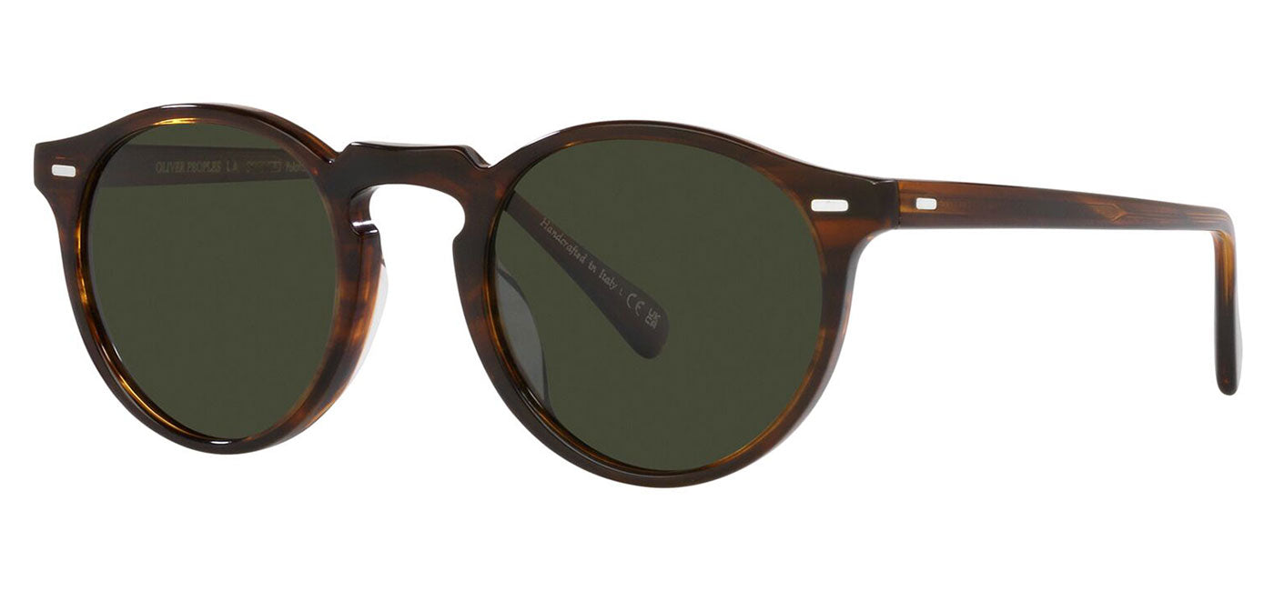 Oliver Peoples OV5217S Gregory Peck Sunglasses - Tuscany Tortoise / G-15 Polar