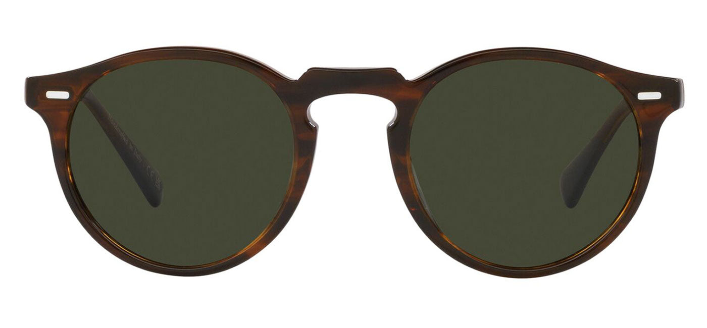 Oliver Peoples OV5217S Gregory Peck Sunglasses - Tuscany Tortoise / G-15 Polar