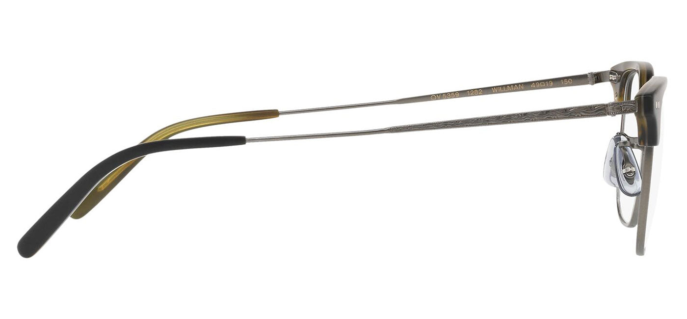 Oliver Peoples OV5359 Willman Glasses - Semi Matte Black and Olive
