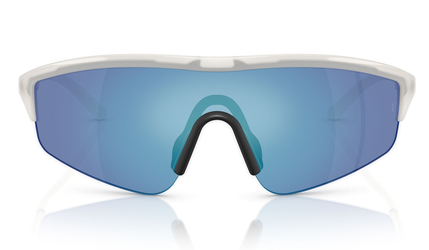 Oliver Peoples OV5560S R-7 Sunglasses- Warm White / Marine Flash Mirror
