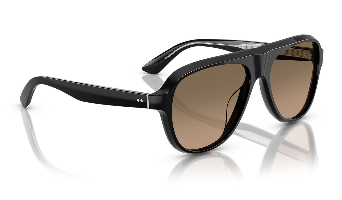 Oliver Peoples OV5581SU Paul Newman Sunglasses - Black / Sandstone Gradient Polarised
