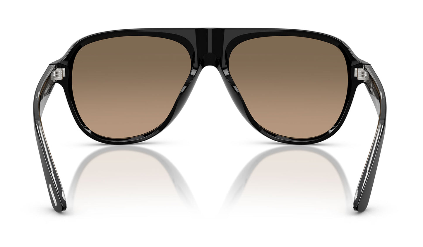 Oliver Peoples OV5581SU Paul Newman Sunglasses - Black / Sandstone Gradient Polarised