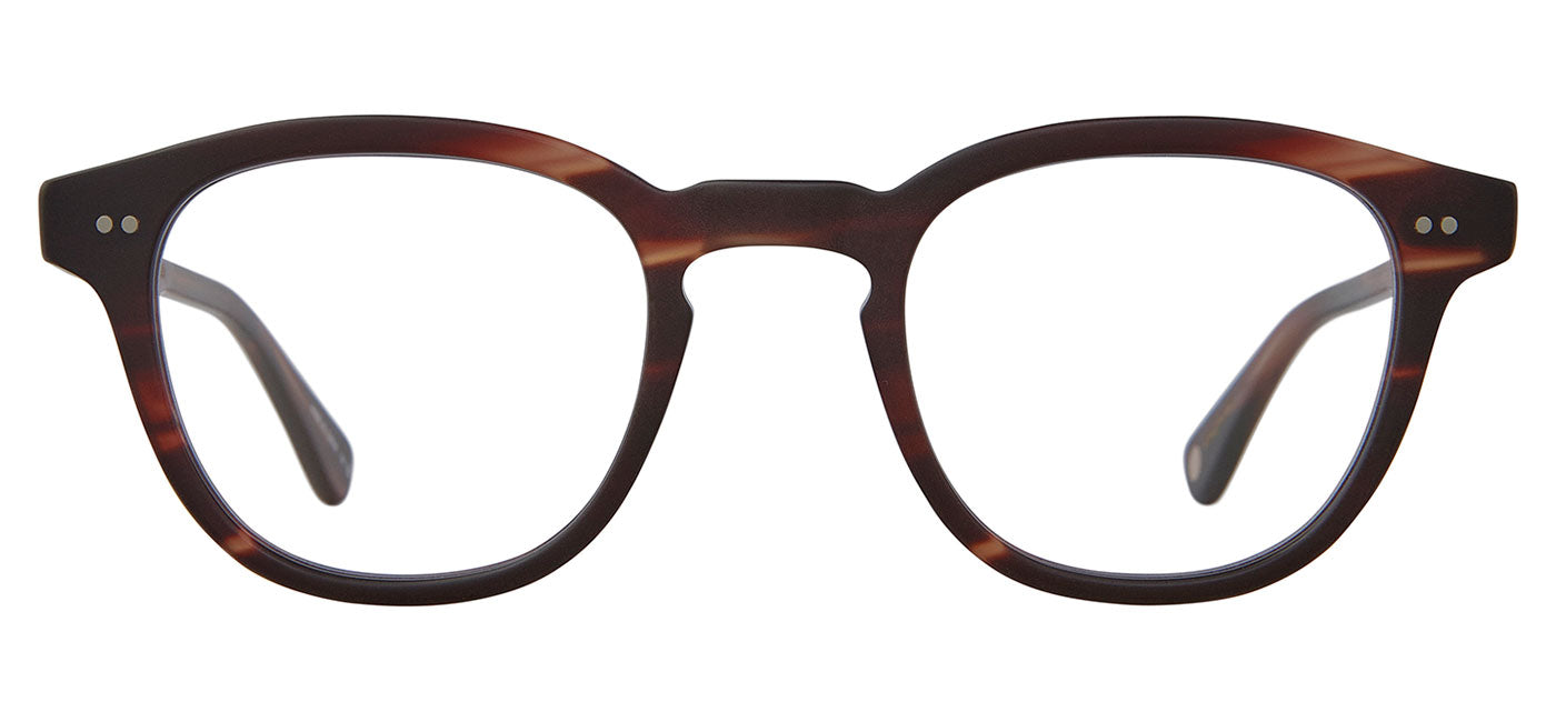 Garrett Leight Evan Glasses - Matte Redwood Tortoise