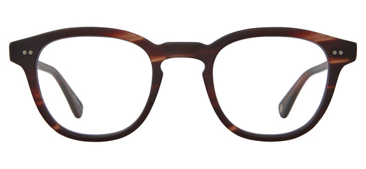 Garrett Leight Evan Glasses - Matte Redwood Tortoise