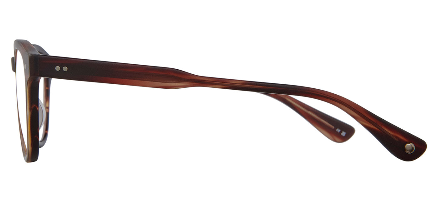 Garrett Leight Evan Glasses - Matte Redwood Tortoise