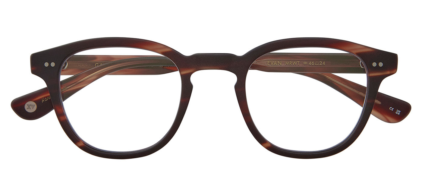 Garrett Leight Evan Glasses - Matte Redwood Tortoise