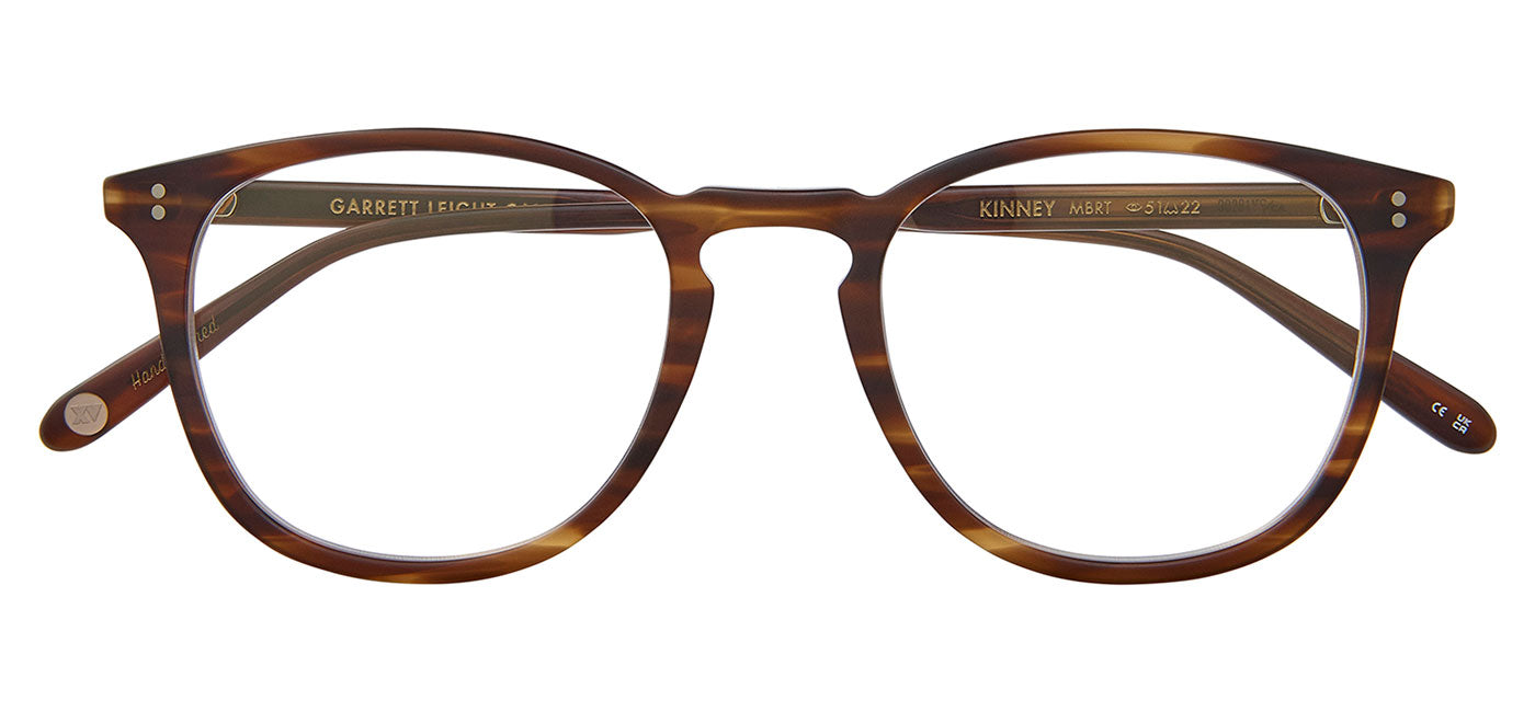Garrett Leight Kinney Glasses - Matte Brandy Tortoise