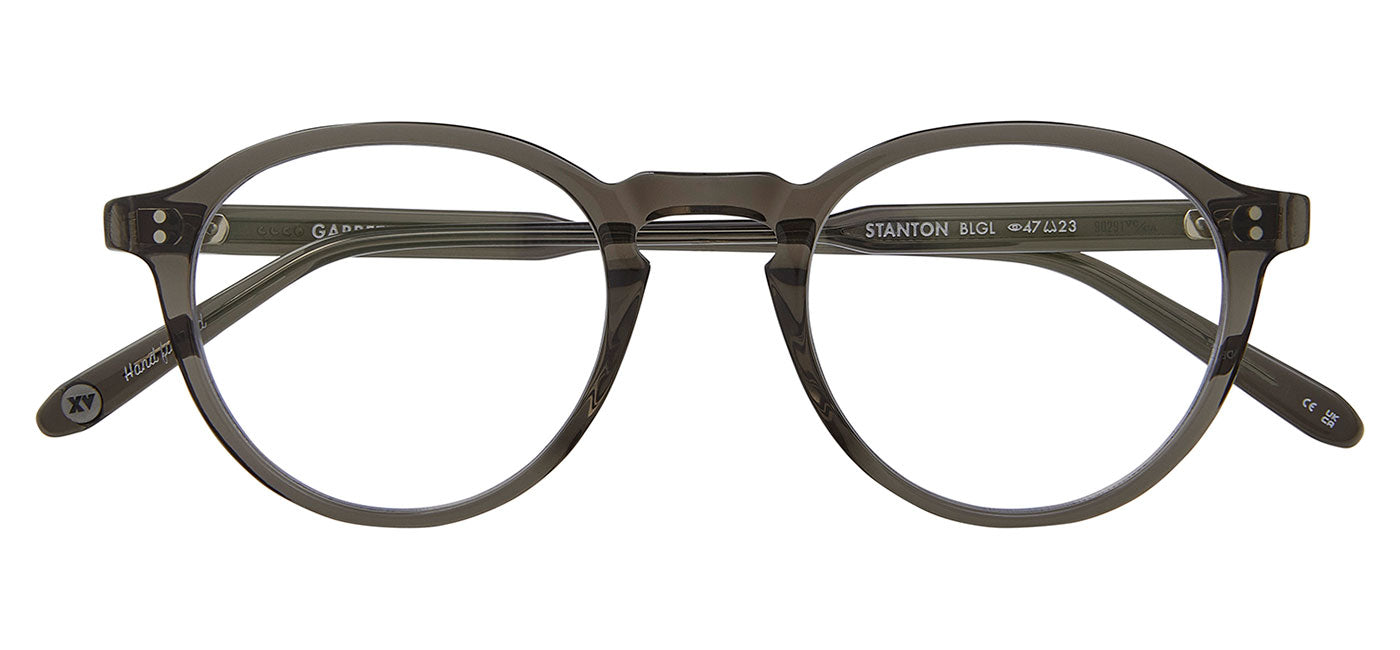 Garrett Leight Stanton Glasses - Black Glass