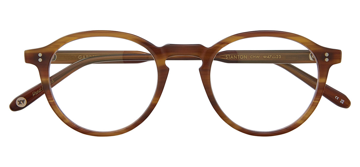 Garrett Leight Stanton Glasses - Cherry Wood