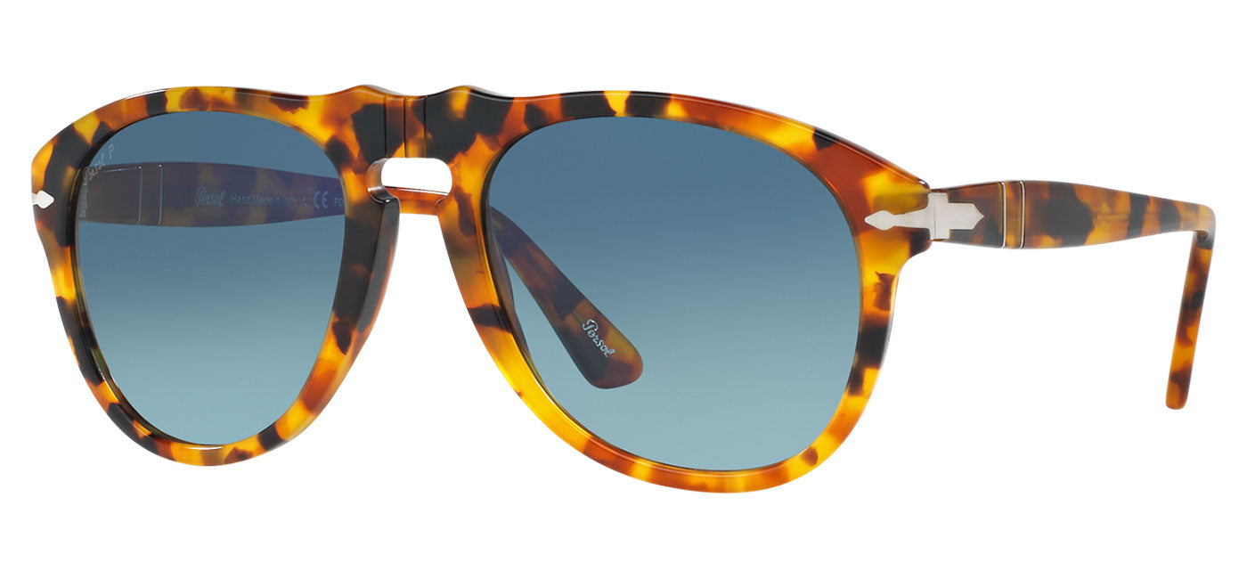 Persol PO0649 Sunglasses - Madreterra / Blue Gradient Polarised