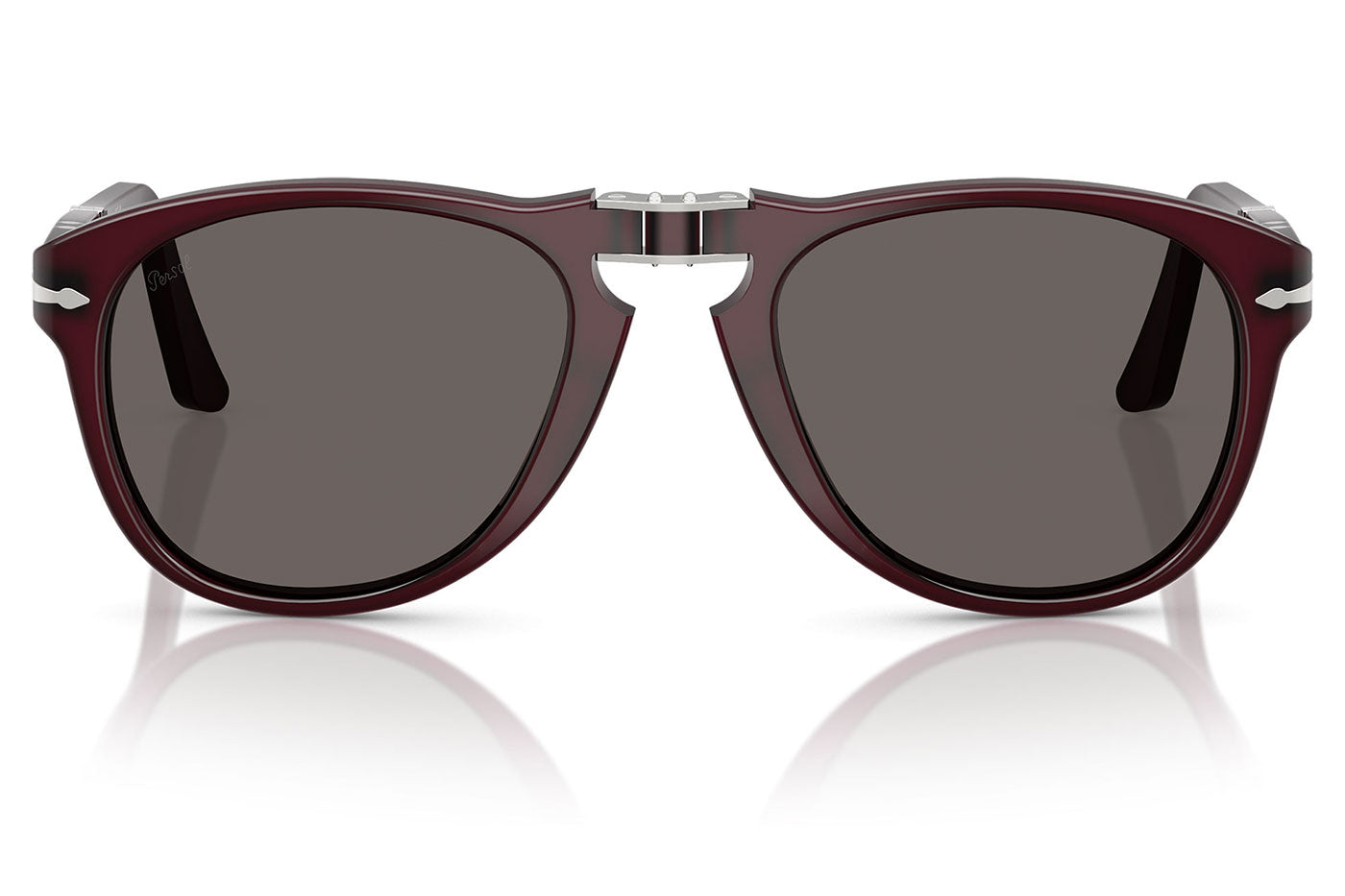 Persol PO0714 Folding Sunglasses - Milky Plum / Dark Grey