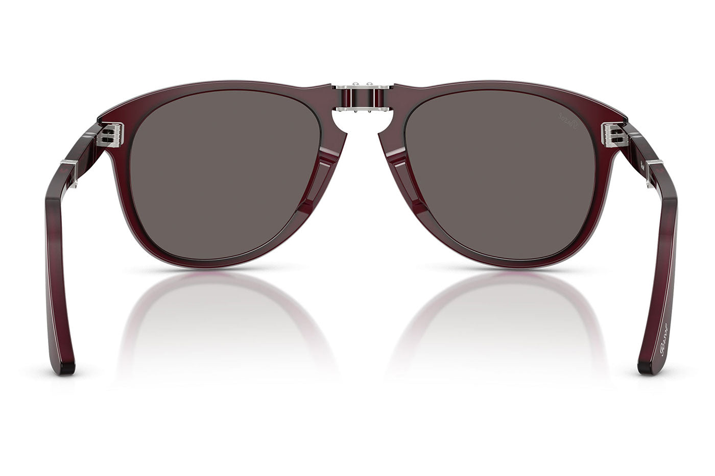 Persol PO0714 Folding Sunglasses - Milky Plum / Dark Grey