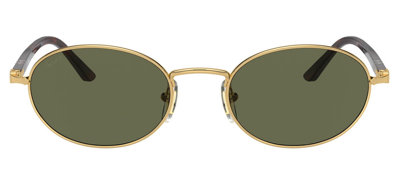 Persol PO1018S Ida Sunglasses - Gold / Green Polarised