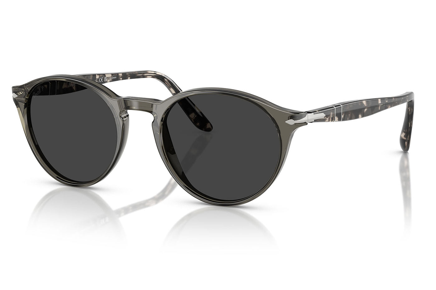 Persol PO3092SM 121948 Sunglasses - Smoke / Polar Black