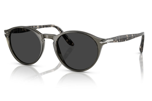 Persol PO3092SM 121948 Sunglasses - Smoke / Polar Black
