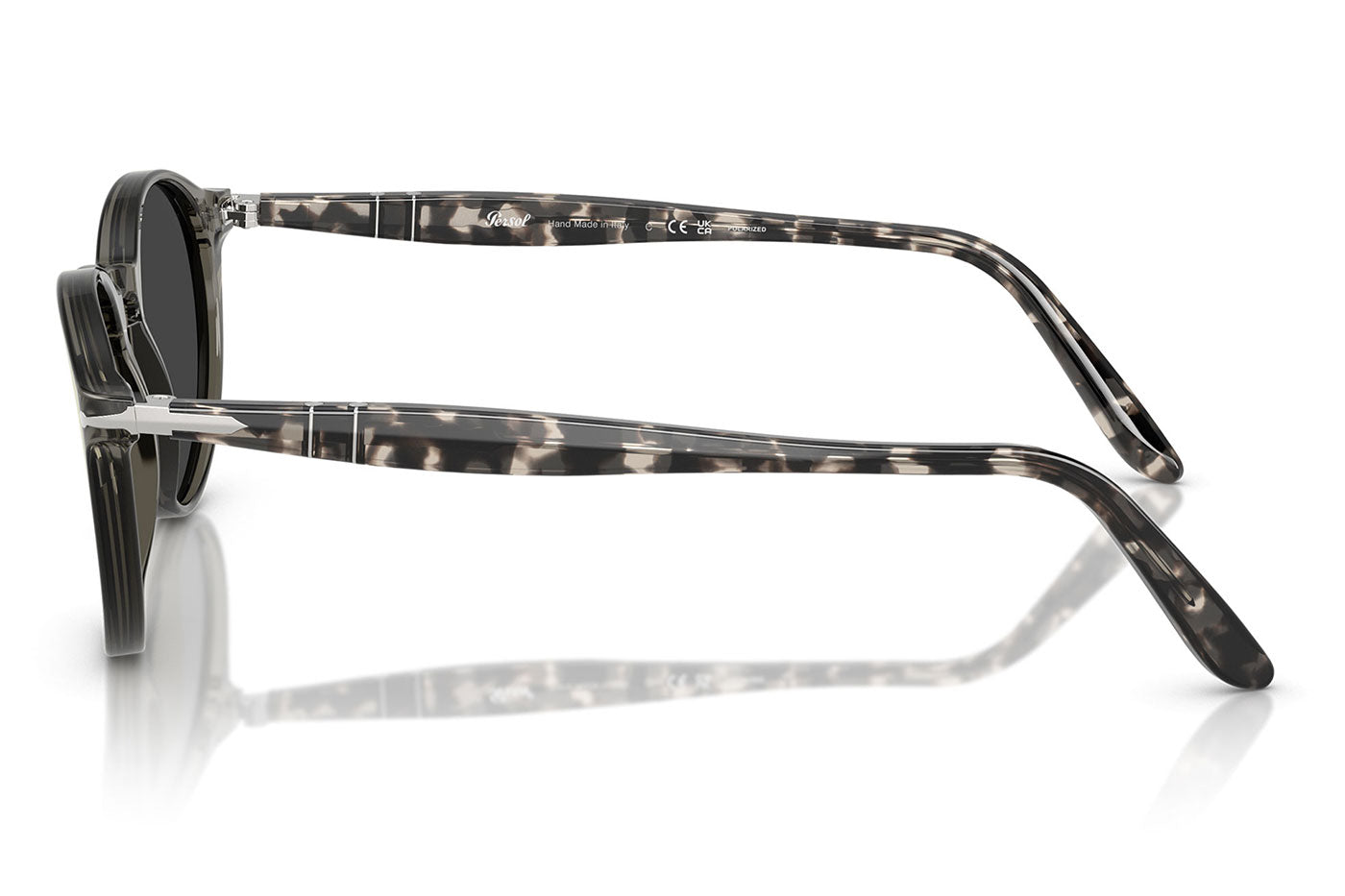 Persol PO3092SM 121948 Sunglasses - Smoke / Polar Black