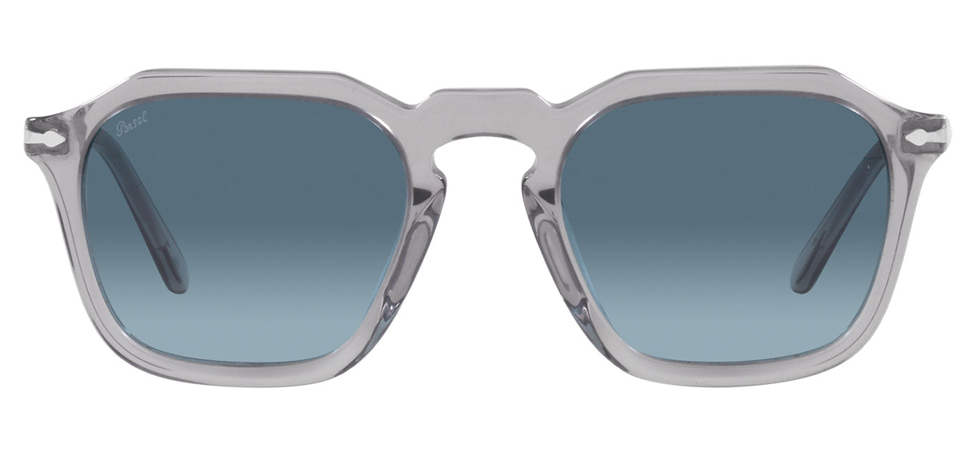 Persol PO3292S Sunglasses - Transparent Grey / Azure Gradient Blue