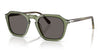 Persol PO3292S Sunglasses - Transparent Green / Dark Grey