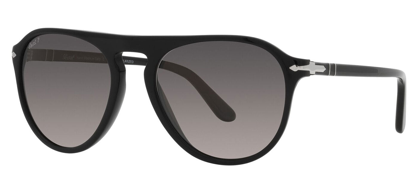 Persol PO3302S Sunglasses - Black / Grey Gradient Polarised