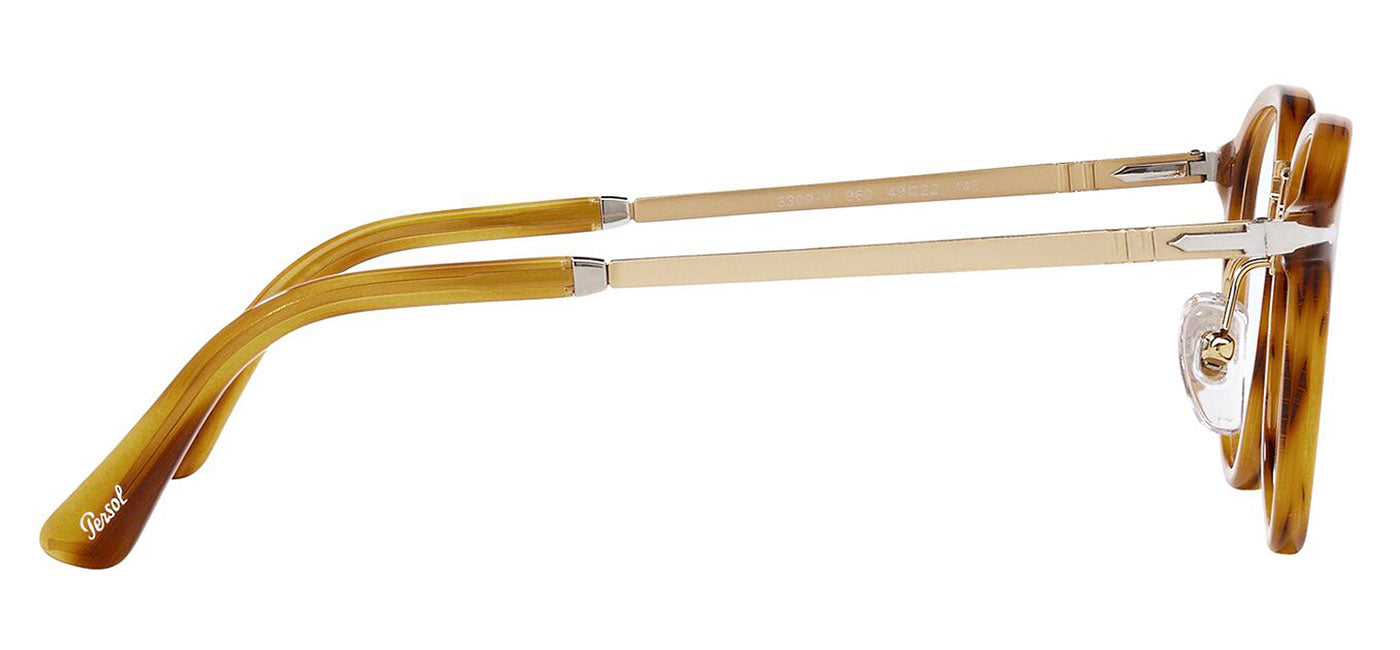 Persol PO3309V Glasses - Striped Brown