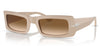 Persol PO3332S Sunglasses - Solid Beige / Clear Gradient Brown
