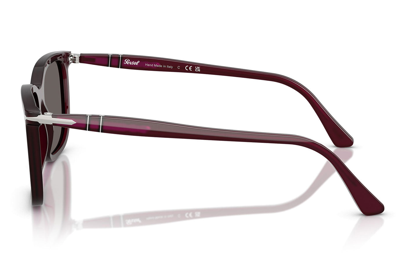 Persol PO3357S Renzo Sunglasses - Milky Plum / Dark Grey