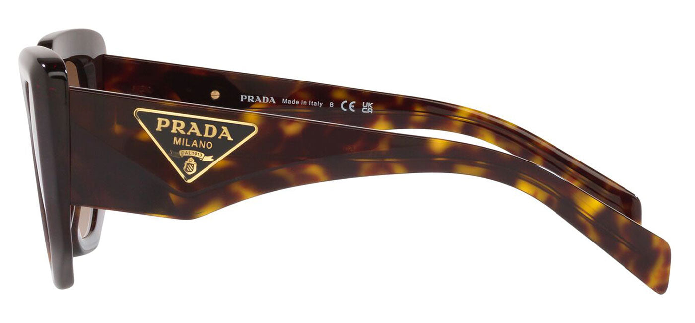 Prada PR 14ZS Sunglasses - Tortoise / Brown Gradient