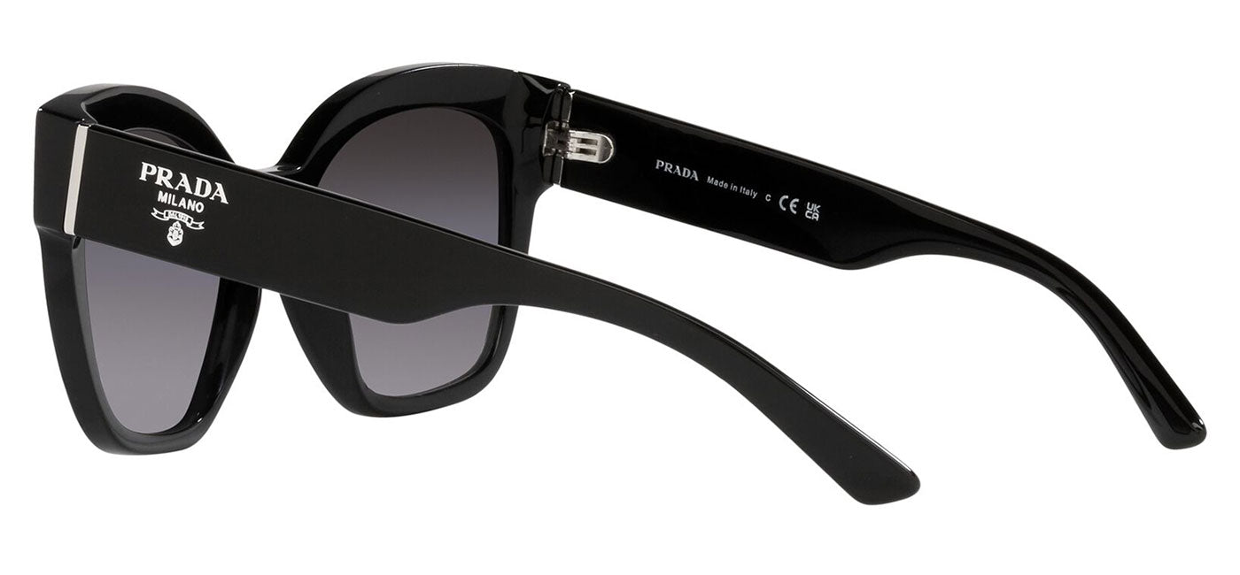 Prada PR 17ZS Sunglasses - Black / Grey Gradient