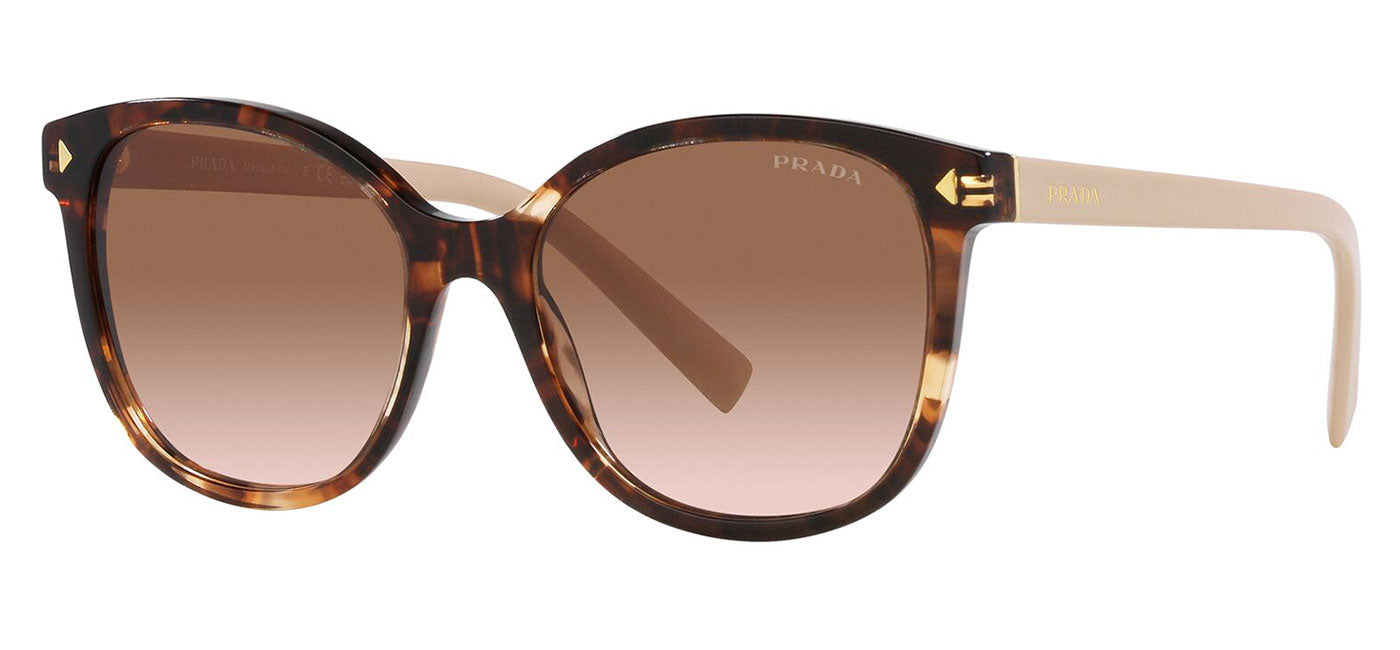 Prada PR 22ZS Sunglasses - Caramel Tortoise / Brown Gradient