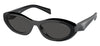 Prada PR 26ZS Sunglasses - Black / Dark Grey
