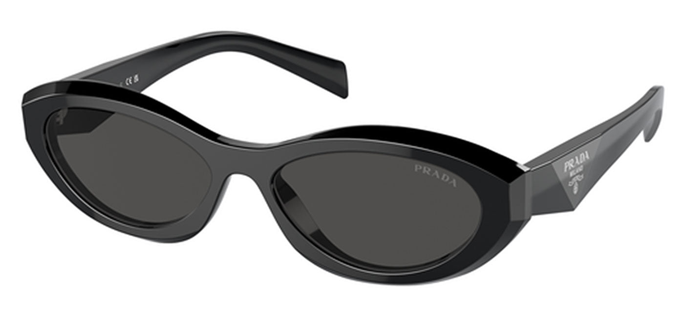 Prada PR 26ZS Sunglasses - Black / Dark Grey