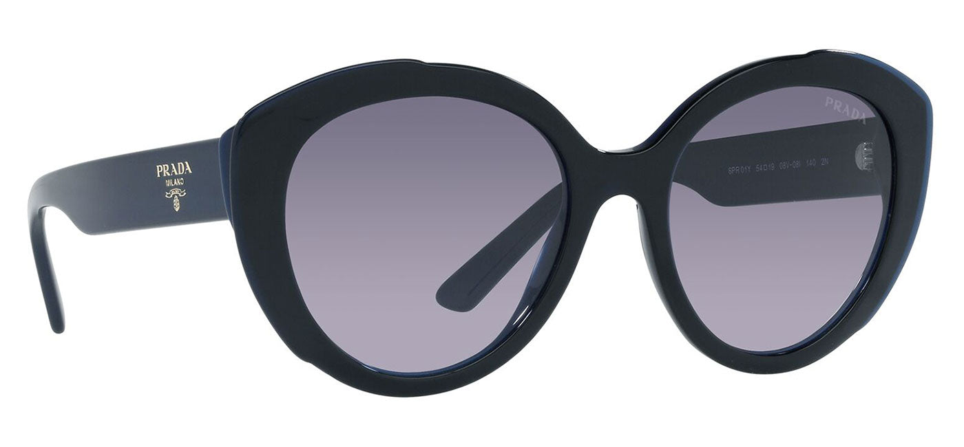 Prada PR 01YS Sunglasses - Blue / Light Violet Gradient