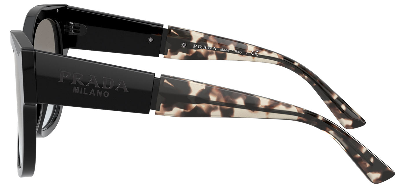 Prada PR 02WS Sunglasses - Black / Grey Gradient